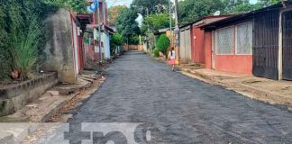 Barrio Santos López de Managua tendrá todas sus calles asfaltadas