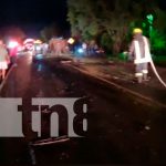 Triple colisión deja cuantiosos daños materiales Solo cuantiosos daños materiales dejó un accidente en Matagalpa
