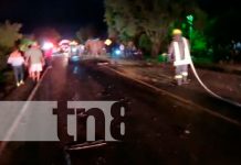 Triple colisión deja cuantiosos daños materiales Solo cuantiosos daños materiales dejó un accidente en Matagalpa