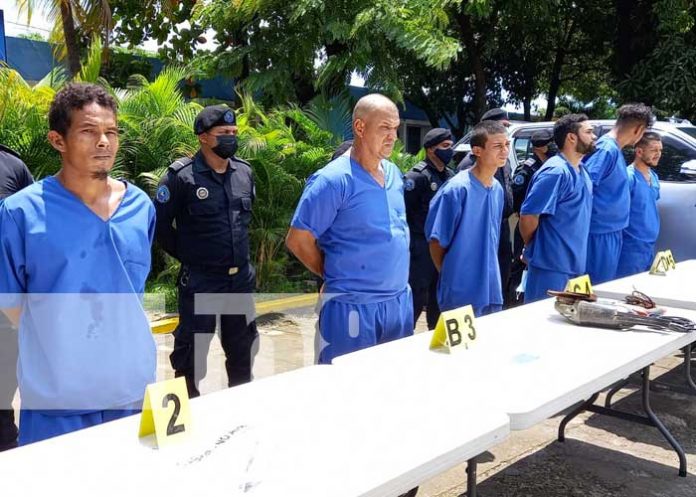 Captura de sujetos por delitos cometidos en Chinandega