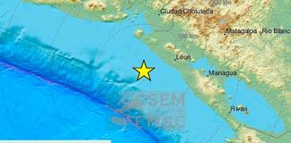 Réplicas continúan tras fuerte sismo de 6.2 en Nicaragua