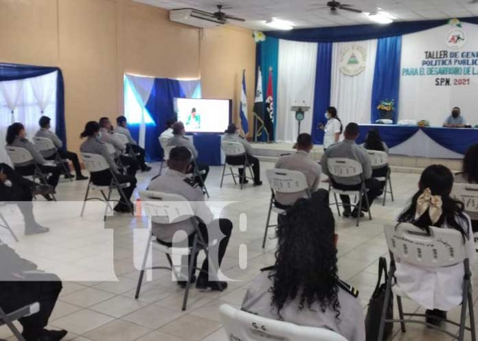 Taller de género impartido en el Sistema Penitenciario de Tipitapa