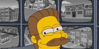 Ned Flanders, popular personaje de Los Simpsons