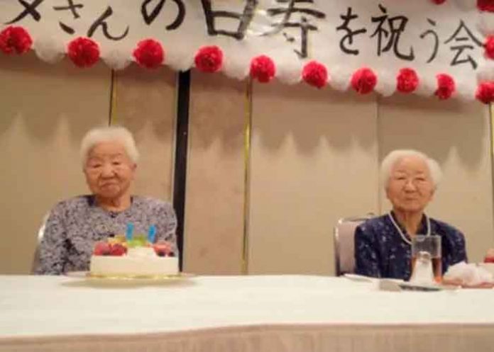 Gemelas japonesas con más de 107 años rompen el récord de longevidad