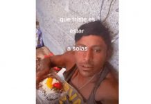 Foto: Albañil que se hace llamar en la red social "Draculín", quien compartió el video en Tik Tok.