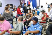 Aplican segunda dosis de la vacuna Sputnik V en Managua Jornada para aplicación de vacuna Sputnik V en Managua