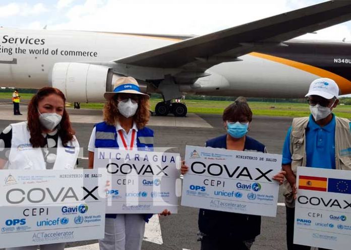 Nicaragua recibe 199 mil 200 nueva dosis de vacunas AstraZeneca