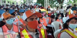 Acto sobre educación vial en Tipitapa