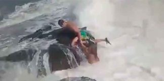 ¡De terror! Graba cómo su esposo muere salvando a otra mujer (VIDEO)