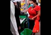 ¡Increíble! Se quería robar «todo un supermercado» entre sus calzones Captan robando en un supermercado a una señora en Guatemala
