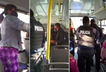 ¡Cochino! Agarran a hombre por «estimularse» frente a una mujer en un bus ¡Cochino! Agarran a hombre por "estimularse" frente a una mujer en un bus
