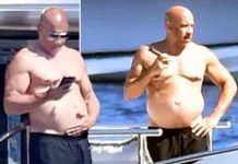 ¿Y los cuadritos? Captan a Vin Diesel demasiado «gordo» (FOTOS) Vin Diesel demasiado "gordo"