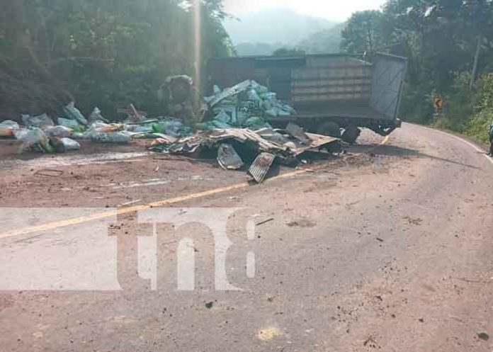 1 Un fallecido deja un accidente de tránsito en Carretera Waslala Matagalpa