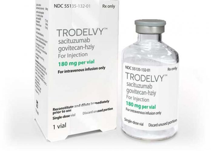 Trodelvy medicamento eficaz contra el cáncer de mama avanzado