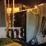 Insólita persecución provoca vuelco en Managua nicaragua, managua, accidente,
