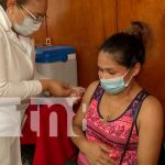 Mujeres embarazas se inmunizan contra el COVID-19 en Managua Mujeres embarazas se inmunizan contra el COVID-19 en Managua
