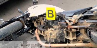 Motociclista sufre accidente de tránsito en Jalapa