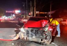 Conductor ebrio provoca dantesco accidente de tránsito en carretera a Masaya