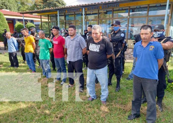 1 Policía Nacional capturó a 15 delincuentes en Jinotega