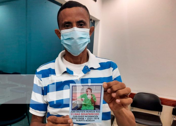 Hombre busca desesperadamente a su hermano en Managua