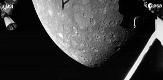 Misión espacial BepiColombo sobrevuela Mercurio por primera vez