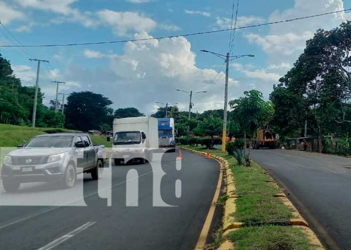 Moderna carretera Masaya, Catarina, Diriomo ahora de cuatro carriles