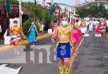 Color, música y alegría con desfile de comparsas en el Salvador Allende nicaragua, managua, familias,