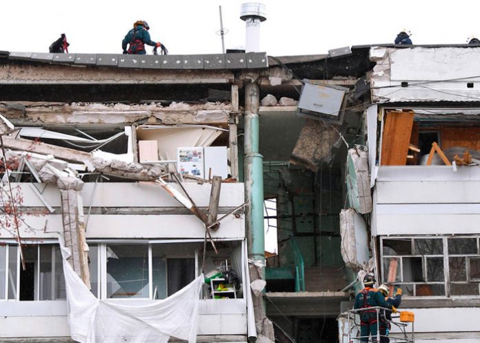 Explosión de gas en un edificio de Rusia deja un herido