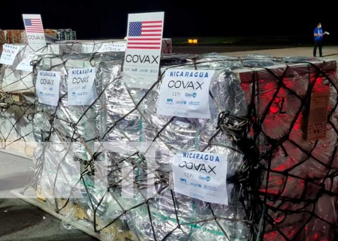 Nicaragua recibe más de trescientas mil dosis de Pfizer