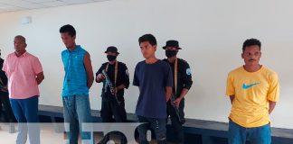 Policía Nacional de Bilwi pone tras las rejas a cinco delincuentes