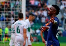 Doblete de Vinicius impulsa al Real Madrid ante el Elche Doblete de Vinicius impulsa al Real Madrid ante el Elche