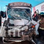 Conductor de camión queda prensado en violento accidente en Tipitapa Conductor de camión queda prensado en violento accidente en Tipitapa