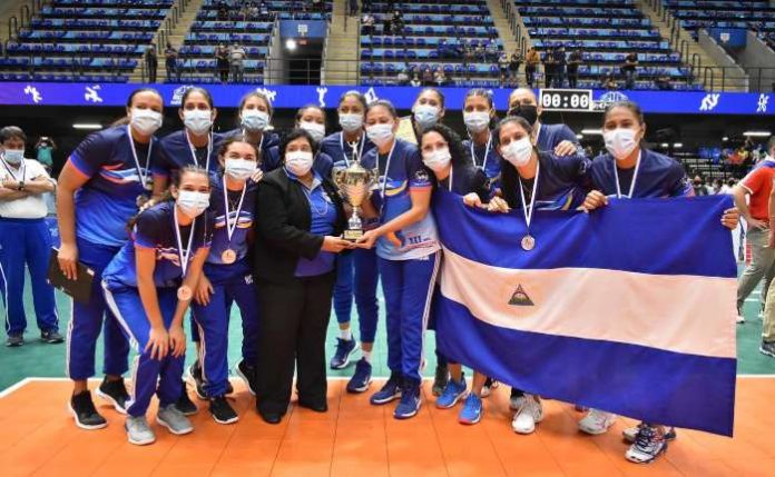 Voleibol, nicaragua, centroamericano, costa, rica