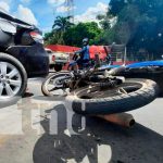 Fuerte accidente de tránsito registrado en el km 12.5 de la Ctra. a Masaya Fuerte accidente de tránsito registrado en el km 12.5 de la Ctra. a Masaya