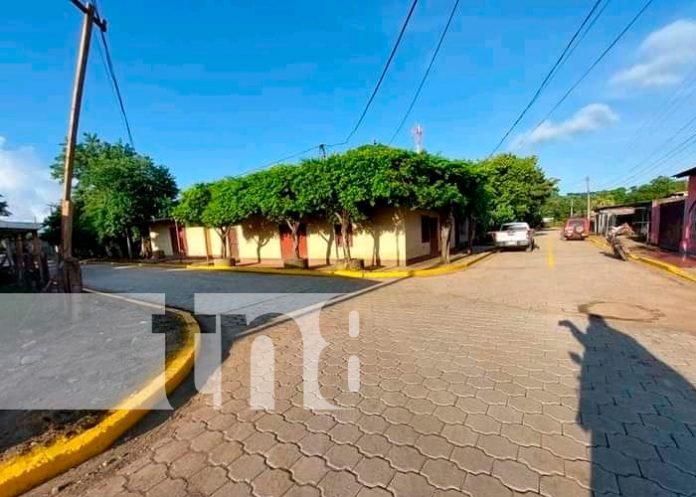 En barrios de la ciudad de los mangos la Alcaldía de Rivas inaugura nuevas calles