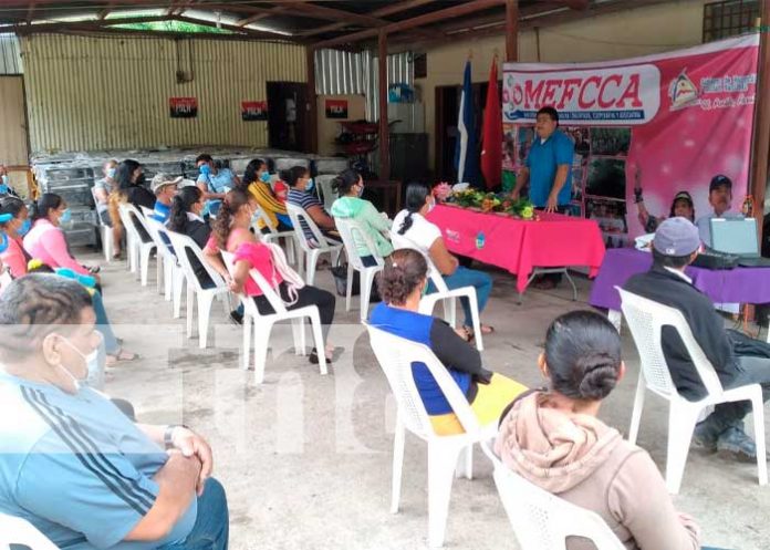 MEFCCA capitalizó a familias productoras en el campo de Jinotega