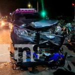 Irrespeto a semáforo deja dos lesionados en accidente de tránsito nicaragua, managua, accidente,