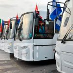 Segunda flota de buses para el pueblo llegan a Nicaragua