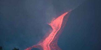 Ola de lava del volcán Cumbre Vieja podría crear otro delta sobre el mar