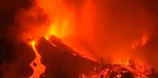 Erupción del Volcán Cumbre Vieja sigue desatando su furia