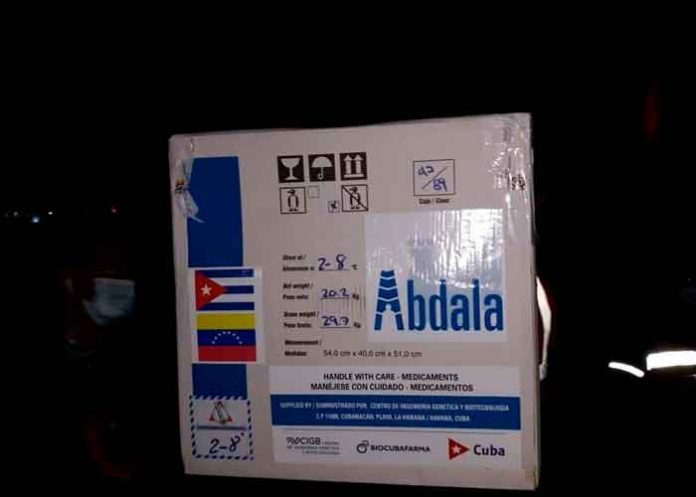 4.3 Venezuela recibe 900 mil dosis de la vacuna cubana Abdala