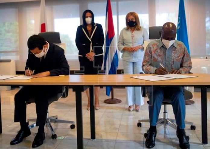 Japón dona 2,9 millones de dólares para un proyecto anticovid en Cuba