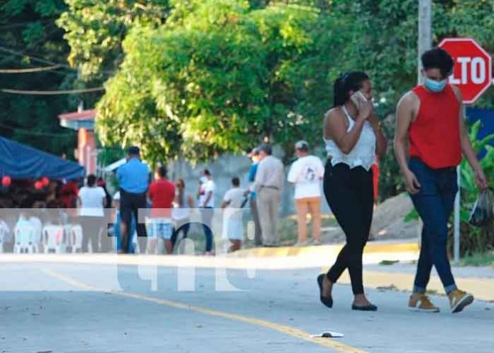 Más calles adoquinadas son entregadas a familias de Somoto