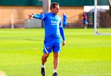 El entrenador del filial, Sergi Barjuan, técnico provisional del Barcelona Sergi, Barjuán, barcelona, ronald, koeman, futbol,