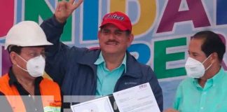 Inicia proyecto de adoquinado en la carretera que unirá a León y Estelí