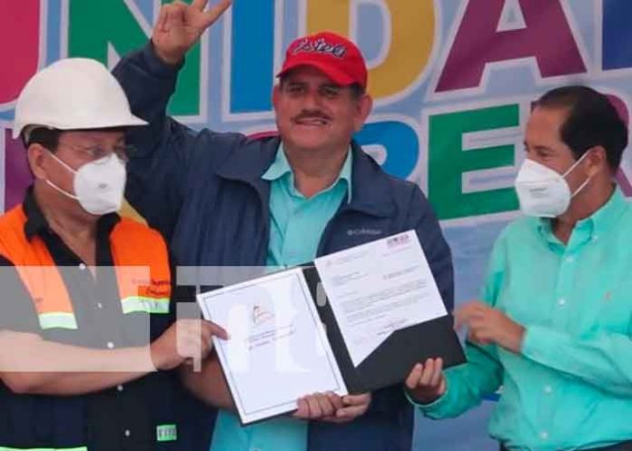 Inicia proyecto de adoquinado en la carretera que unirá a León y Estelí