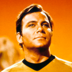 El actor William Shatner como el capitán James T. Kirk
