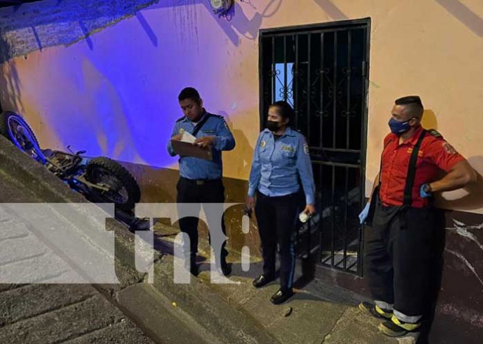 Escena de accidente mortal en Matagalpa