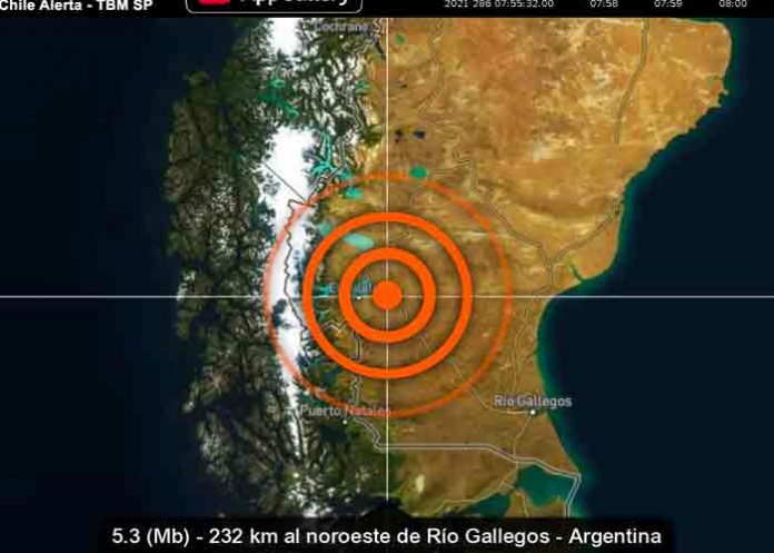 Un terremoto de magnitud 5,5 sacude Argentina