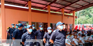 Bomberos realizan presencia de sus servicios